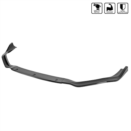 Spec-D Tuning 14-16 Lexus Is250 Is350 Is200T F-Sport Front Bumper Lip Glossy Black LPF-IS25014GB-PQ